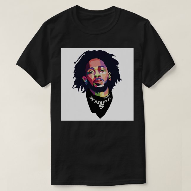Camiseta Kendrick Lamar THP5 Sticker (Frente do Design)