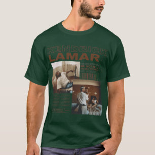 Camiseta Kendrick Lamar Vintage retrô
