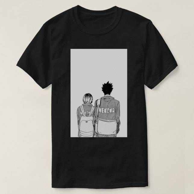 Camiseta Kenma and Kuroo  (Frente do Design)