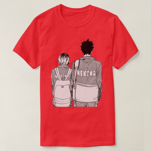 Camiseta Kenma e Kuroo (Frente do Design)