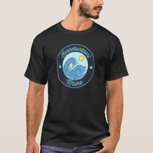 Camiseta Kennebunkport Me Maine Souvenir Surfer Náutico Gr