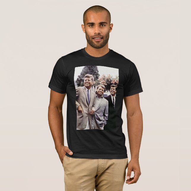 Camiseta Kennedy Brothers, Presidente John, Robert & Ted (Frente Completa)