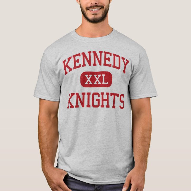 Camiseta Kennedy - cavaleiros - alto - Paterson New-jersey (Frente)