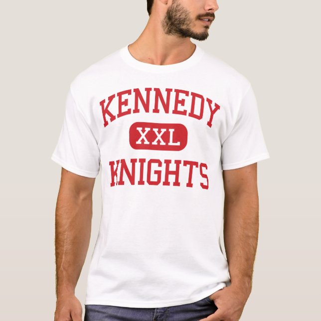 Camiseta Kennedy - cavaleiros - segundo grau - Bronx New (Frente)