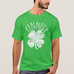 Camiseta Kennedy - Nome da Família Correspondendo Ruas. Di