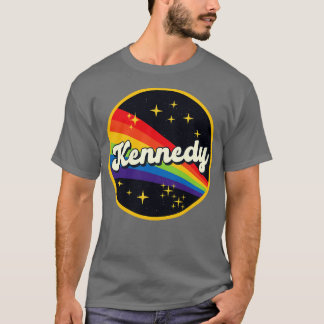 Camiseta Kennedy Rainbow No Estilo De Vintage Espacial