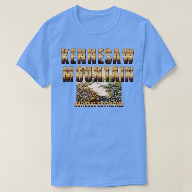 Camiseta Kennesaw Mountain National Battlefield TSirt (Frente do Design)