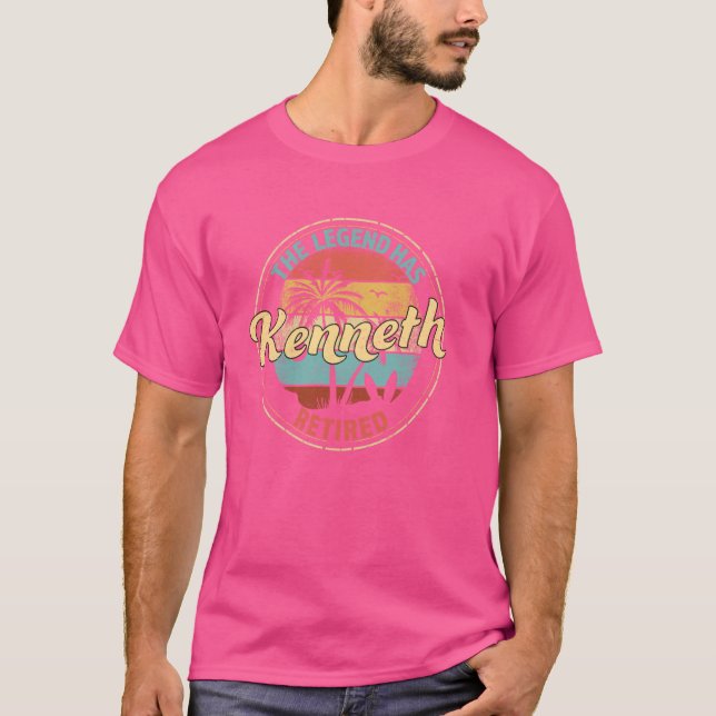Camiseta Kenneth Legend Se Aposentou Com A Reforma Personal (Frente)