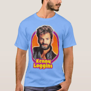 Camiseta Kenny Loggins 80s Design de Arte Estética do Venti