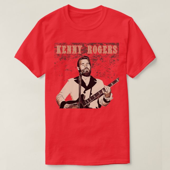 Camiseta kenny rogers (Frente do Design)