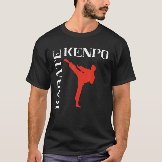 Camiseta Kenpo Karate Martial Arts Kempo Defesa Japonesa F (Frente)