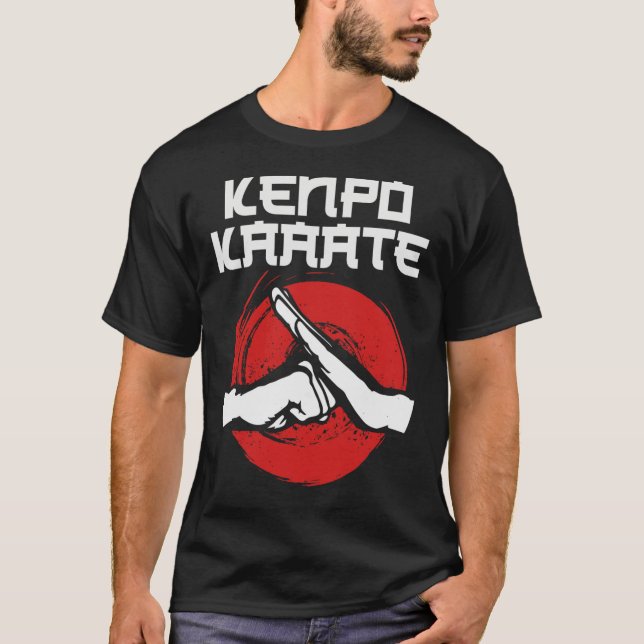 Camiseta Kenpo Karate Salutation Kempo Martial Arts Men Wom (Frente)