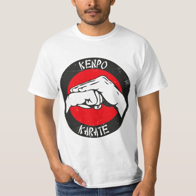 Camiseta Kenpo Karate Self Defense Martial Arts Fists  (Frente)