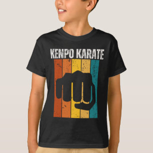 Camiseta Kenpo Karate Vintage Retro 70s Design Engraçado Am
