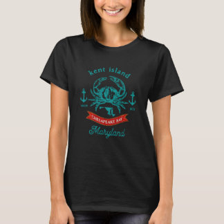 Camiseta Kent Island Maryland Lembrança de Férias de Pesca