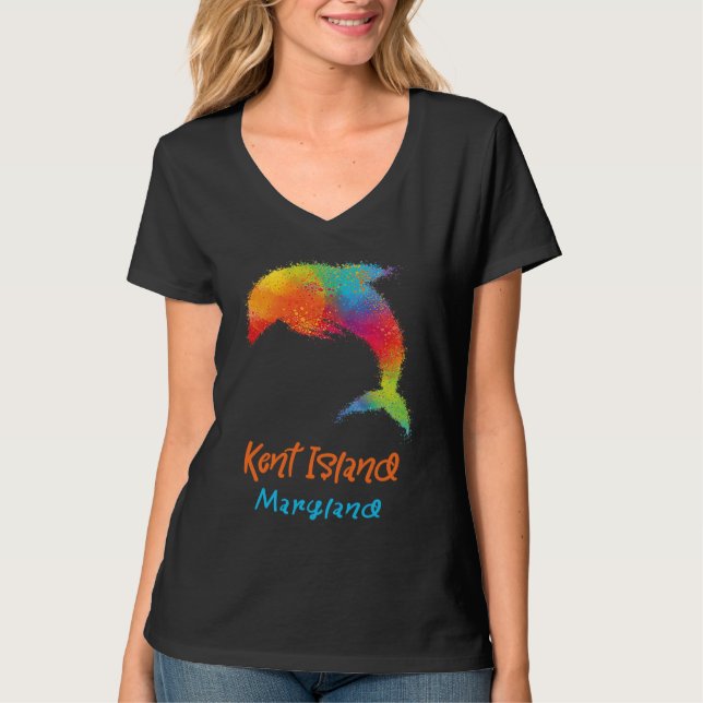 Camiseta Kent Island  Maryland  Souvenir (Frente)