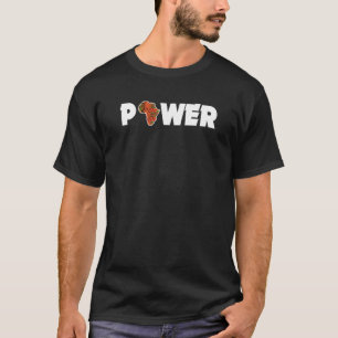 Camiseta Kente Padrão Power African Pride Black History Af