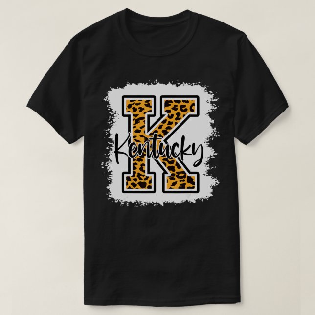 Camiseta Kentucky Big Blue Basball - Leopardo (Frente do Design)