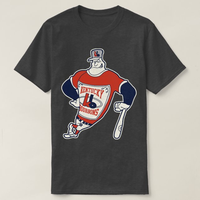 Camiseta Kentucky Bourbons Defunct Louisville Softball (Frente do Design)