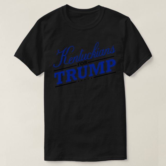 Camiseta Kentucky For Trump 2020 Presidente Support MAGA e (Frente do Design)