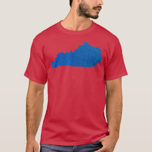 Camiseta Kentucky I Blue Leather Bourbon State Gift
