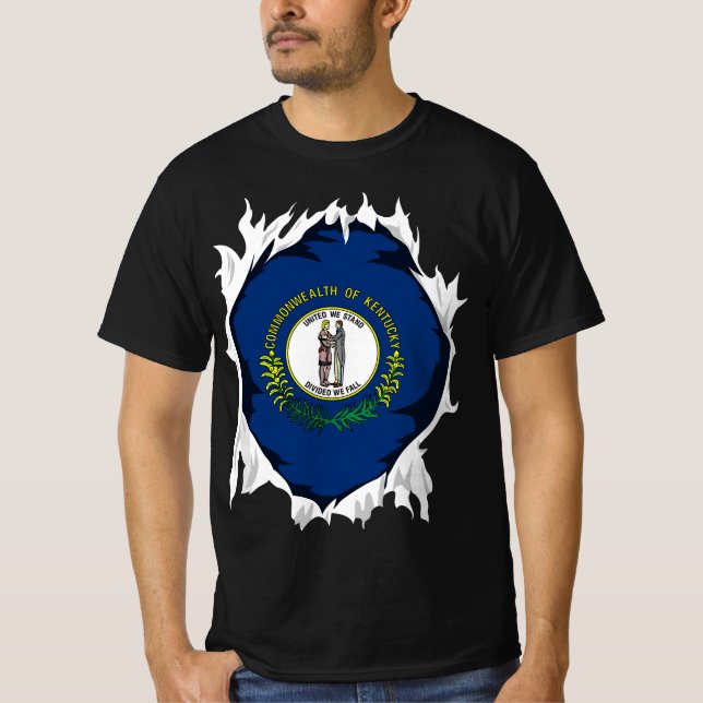 Camiseta Kentucky Jersey Gift para o Kentucky, KY Home Stat (Frente)