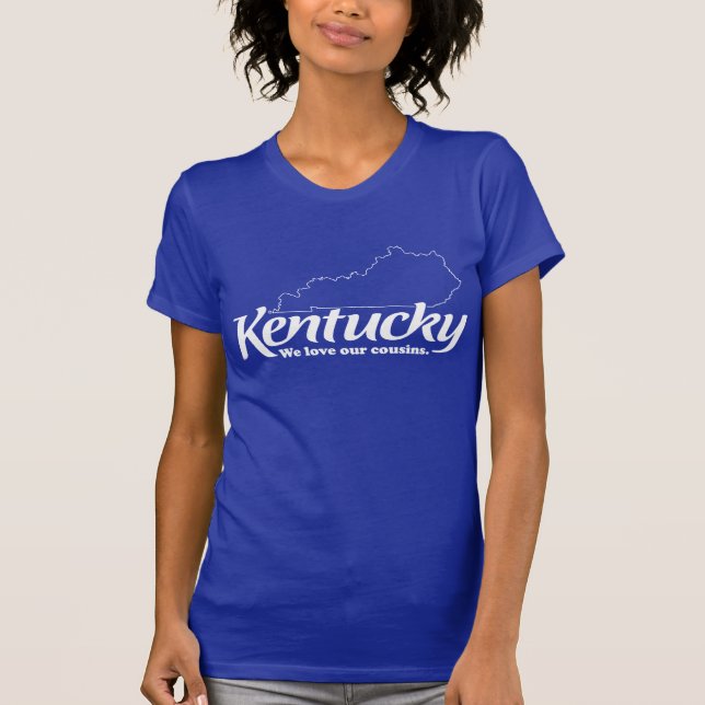 Camiseta Kentucky - nós amamos nossos primos (Frente)