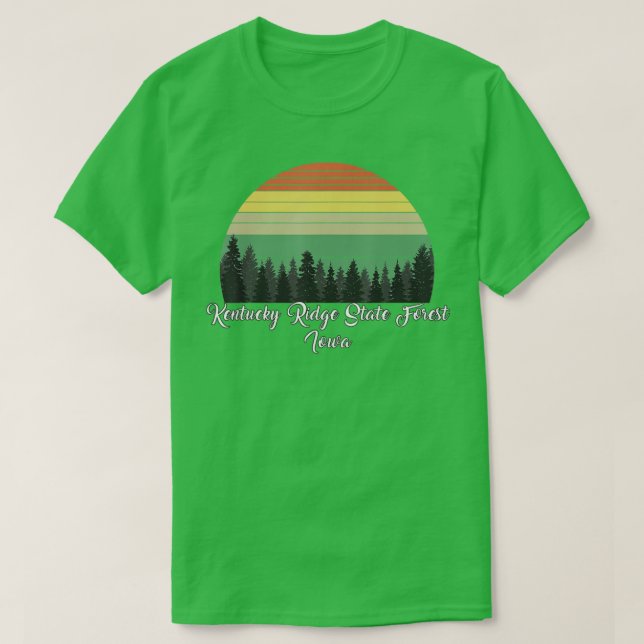 Camiseta Kentucky Ridge State Forest  (Frente do Design)