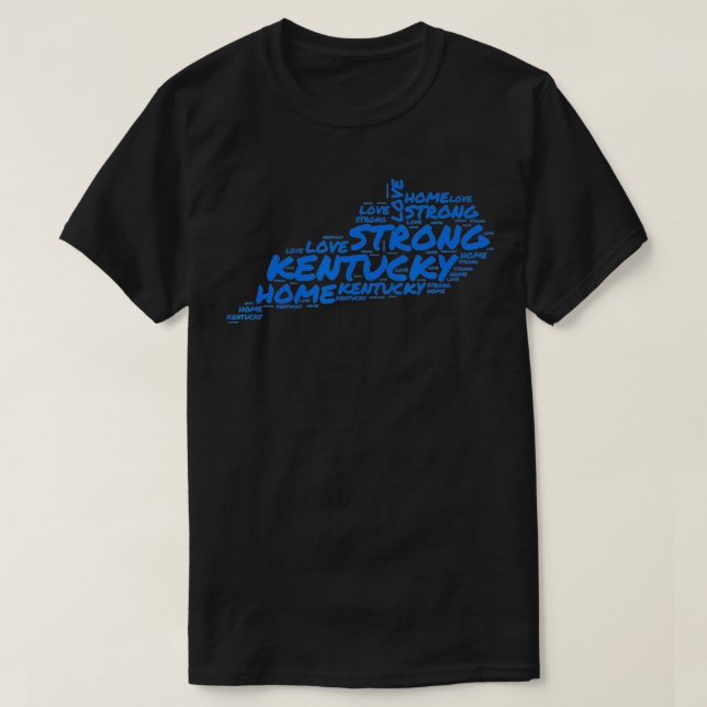 Camiseta Kentucky Strong I Love Kentucky Be Strong Heart Ho (Frente do Design)
