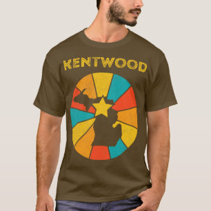 Camiseta Kentwood Michigan Vintage angustiou Souvenir 1