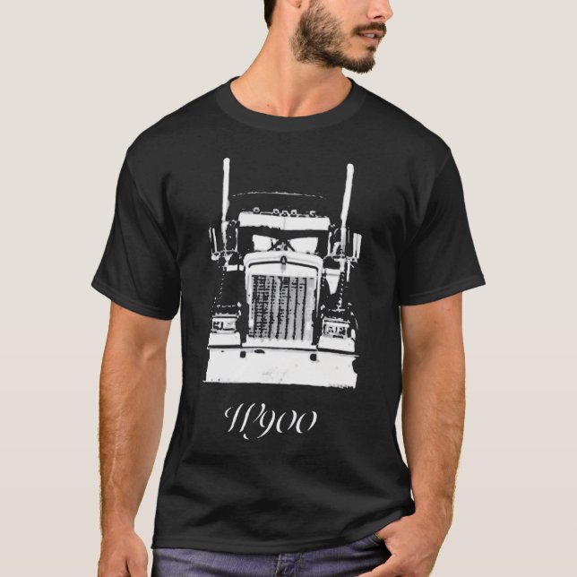 Camiseta Kenworth W900 Grill View Vestida (Frente)