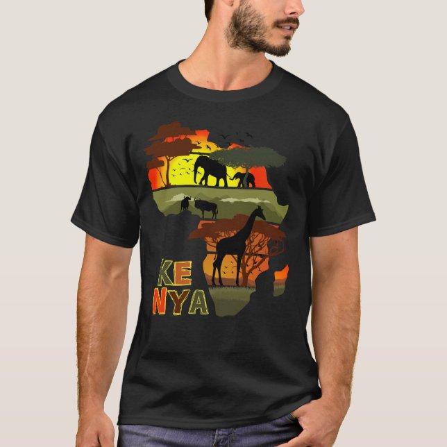 Camiseta Kenya Africa Essential T-Shirt (Frente)