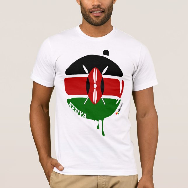 Camiseta Kenya deixa cair o T (Frente)