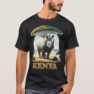 Camiseta Kenya Safari Rhino