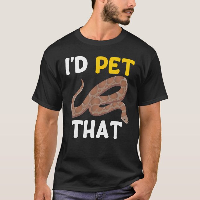 Camiseta Kenyan Sand Boa Snake Owner I d Pet That 1 (Frente)