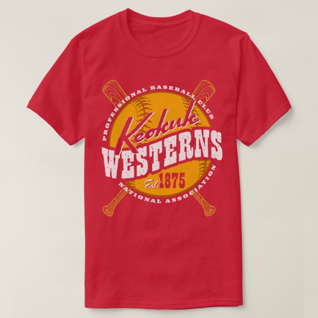 Camiseta Keokuk Westerns (Frente do Design)