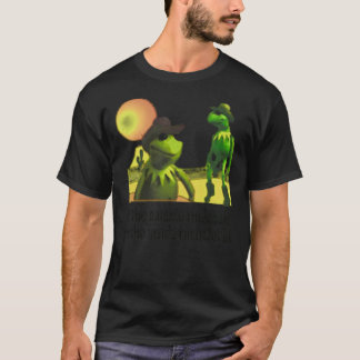Camiseta kermit Hootin e Hollerin do lado de fora