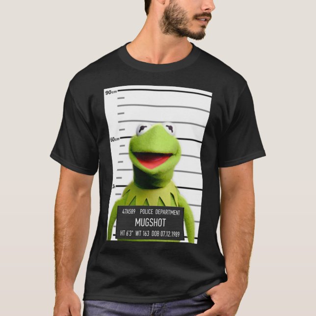 Camiseta Kermit Mugshot Classic T-Shirt (Frente)