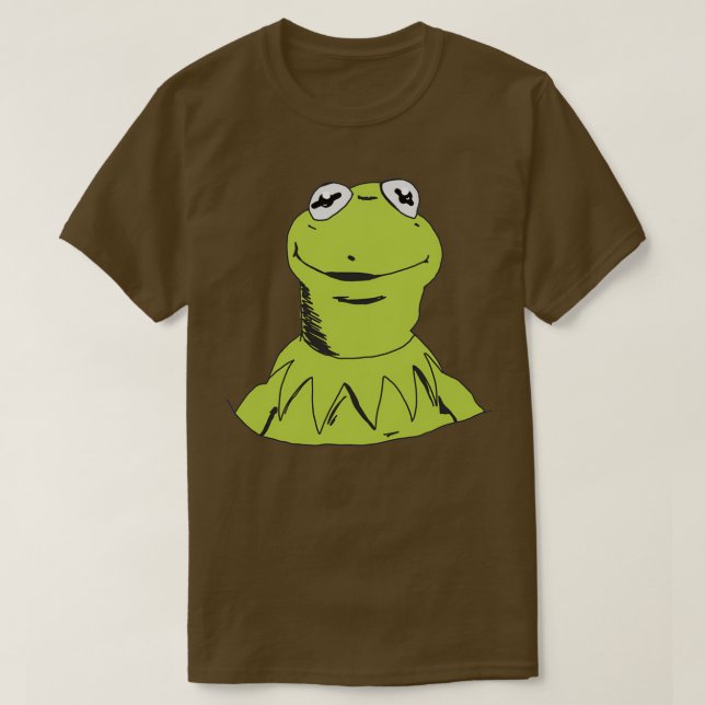 Camiseta Kermit simples (Frente do Design)