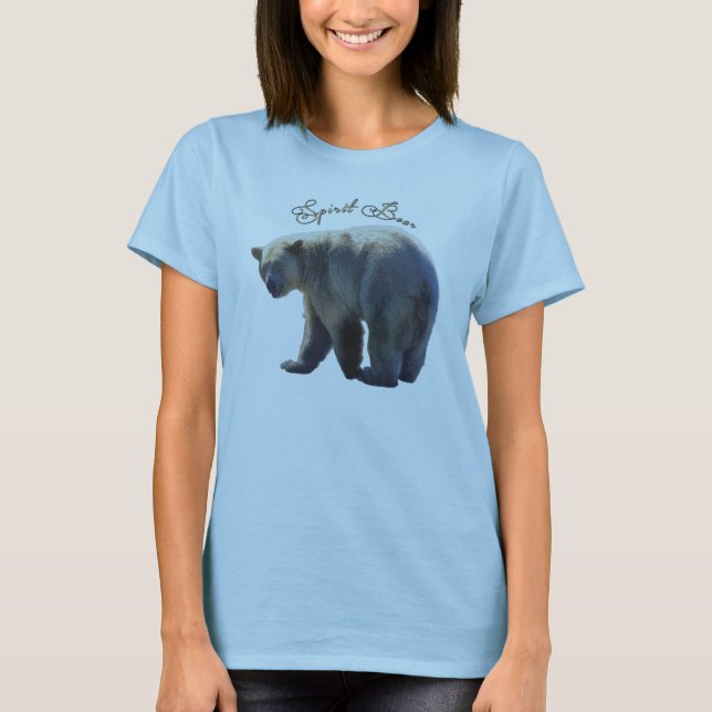 Camiseta Kermode Bear Wildlife Supporter Roupa (Frente)