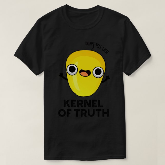 Camiseta Kernel do TCute Corn Pun 1 (Frente do Design)