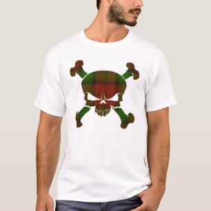 Camiseta Kerr Tartan Skull Sem Banner