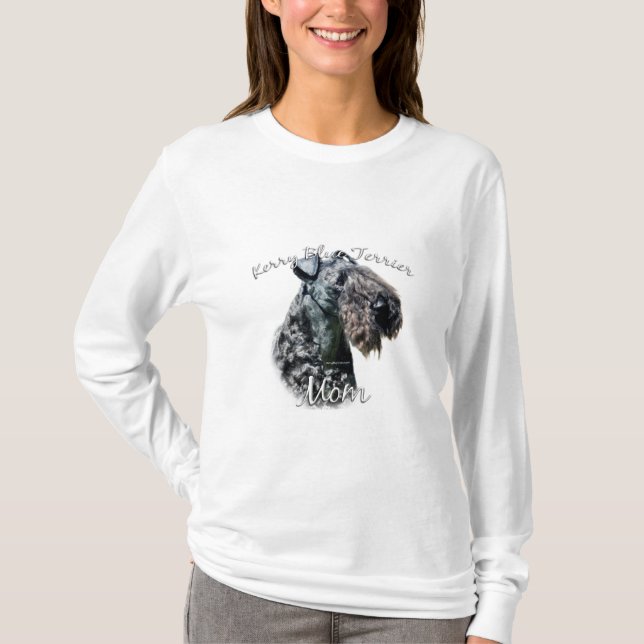 Camiseta Kerry Blue Terrier Mãe 2 (Frente)