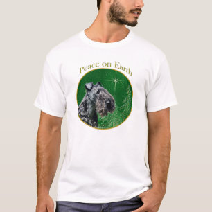 Camiseta Kerry Blue Terrier Peace