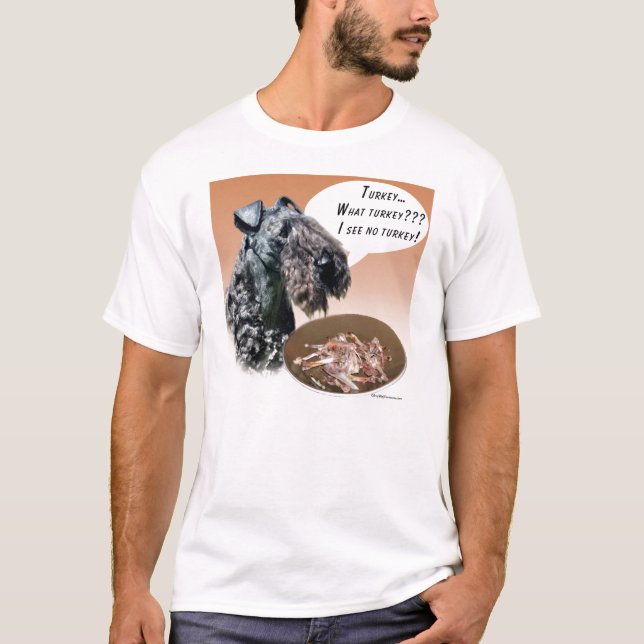 Camiseta Kerry Blue Terrier Turquia (Frente)