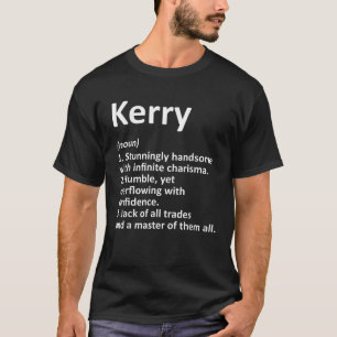 Camiseta KERRY Definição Nome Personalizado Funny Birthday