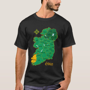 Camiseta Kerry Ireland County Hoodie Irish Viagem