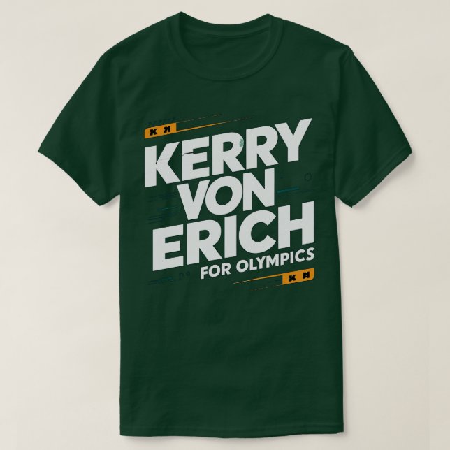 Camiseta Kerry Von Erich Para Olimpiadas TShirt (Frente do Design)