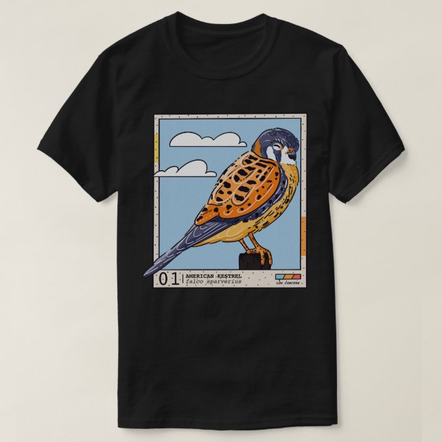 Camiseta Kestrel Americano (Frente do Design)