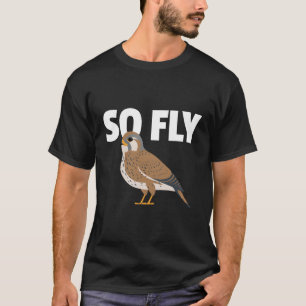 Camiseta Kestrel Sparrow Hawk Falcon Birdwatch